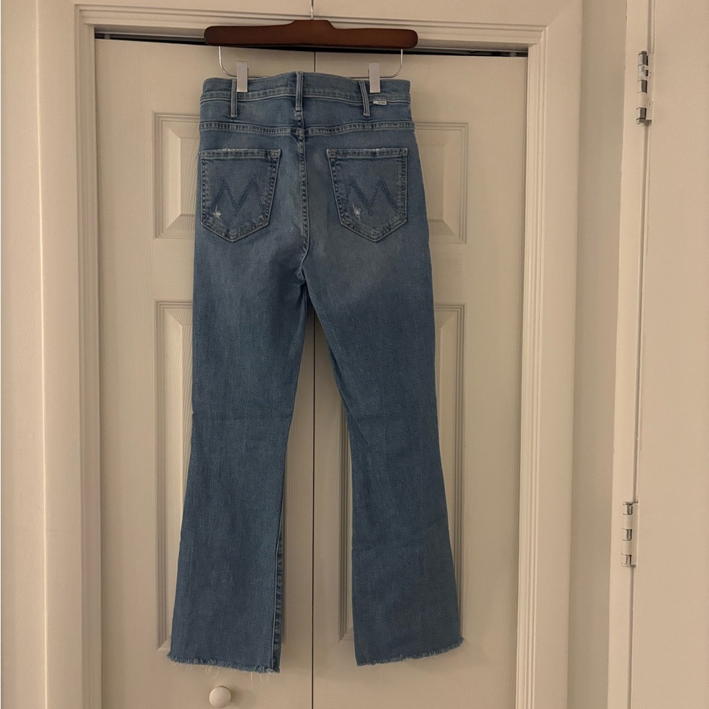 MOTHER DENIM The Hustler Ankle Fray Jeans in Understudy - Picture 10 of 14